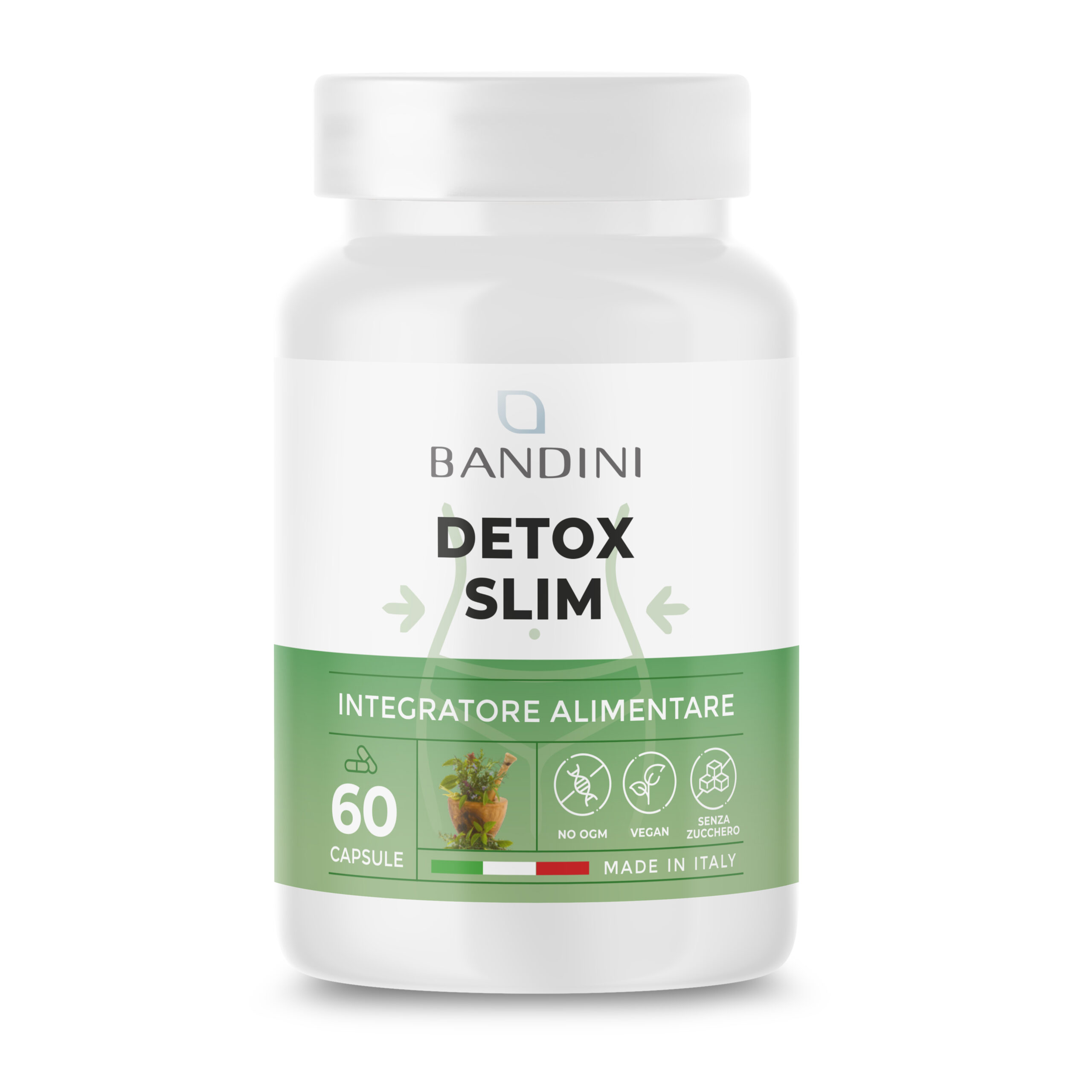 Detox slim 60 capsules - Bandini Pharma - compléments alimentaires