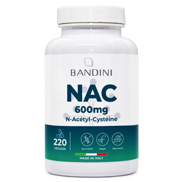 N-acétyl-cystéine 220 gélules 600mg