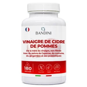 Complément à base de vinaigre de cidre de pomme