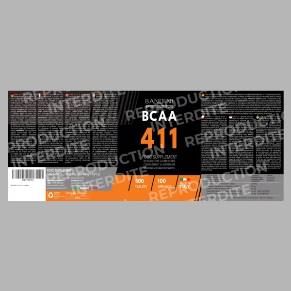 Complément alimentaire à base de BCAA 4 1 1 500