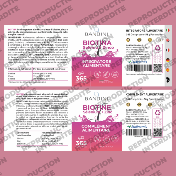 Complément alimentaire à base de biotine