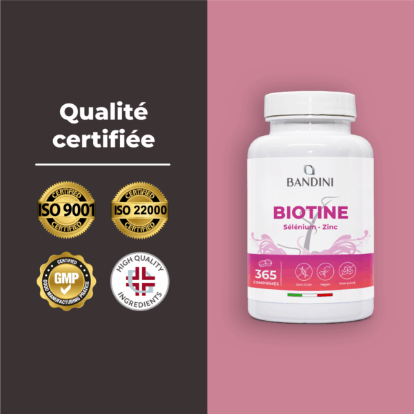 Complément alimentaire à base de biotine