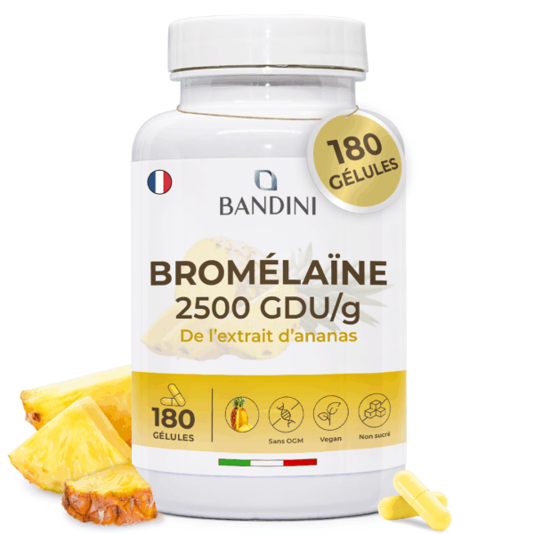 Complément alimentaire à base de bromélaïne