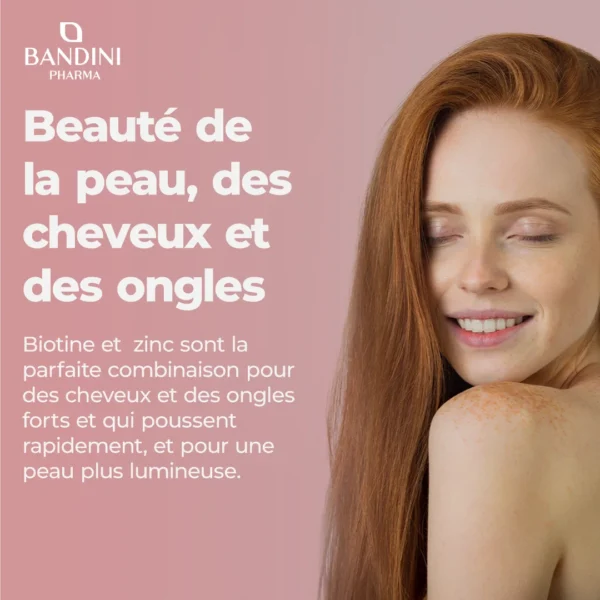 Complément alimentaire pour les cheveux et les ongles