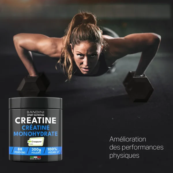 Complément alimentaire à base de créatine Creapure®