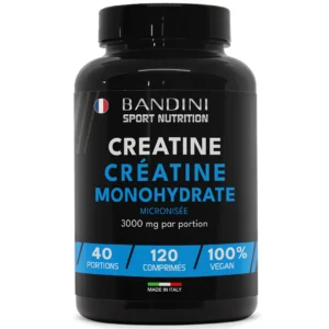 Complément alimentaire à base de créatine monohydrate