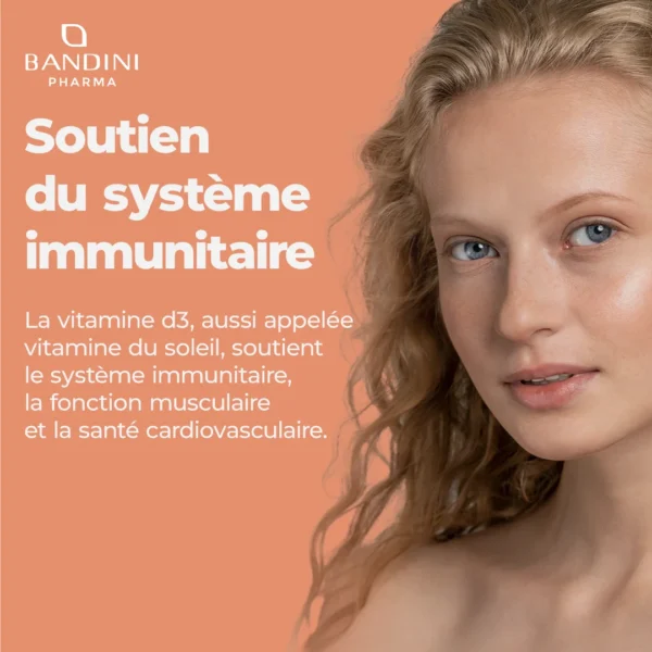 Complément alimentaire à base de vitamine D3 2000 UI