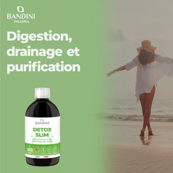 Complément alimentaire liquide à base de Detox Slim