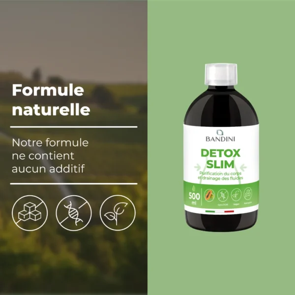 Complément alimentaire liquide à base de Detox Slim