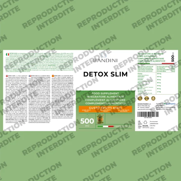 Complément alimentaire liquide à base de Detox Slim