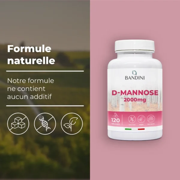 D-Mannose 120 Gélules - Pour la cystite – Image 4