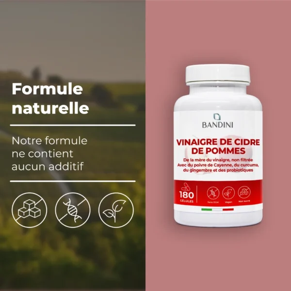 Vinaigre de cidre de pomme 180 gélules – Image 4