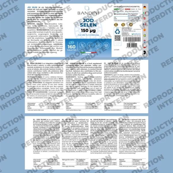 Iode+Sélénium 160 comprimés – Image 5