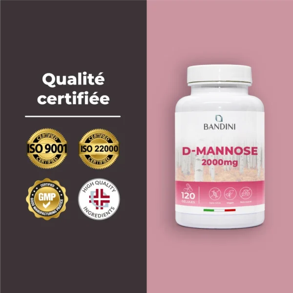 D-Mannose 120 Gélules - Pour la cystite – Image 6