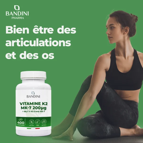 Complément alimentaire à base de vitamine K2 MK7