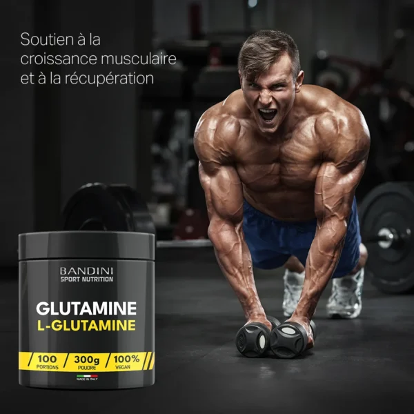 Complément alimentaire à base de glutamine en poudre