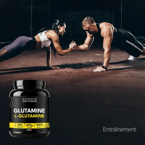 Complément alimentaire à base de glutamine en poudre