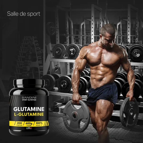 Complément alimentaire à base de glutamine en poudre