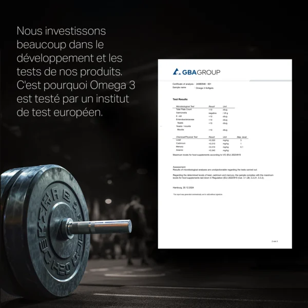Complément alimentaire à base d’Omega 3