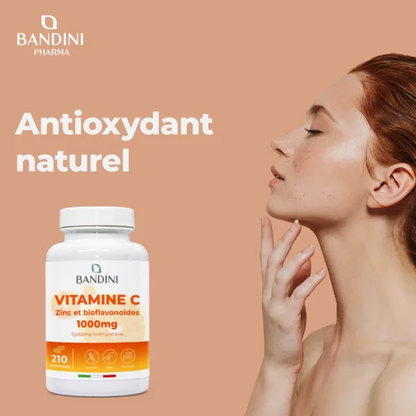 Complément alimentaire à base de vitamine C + zinc