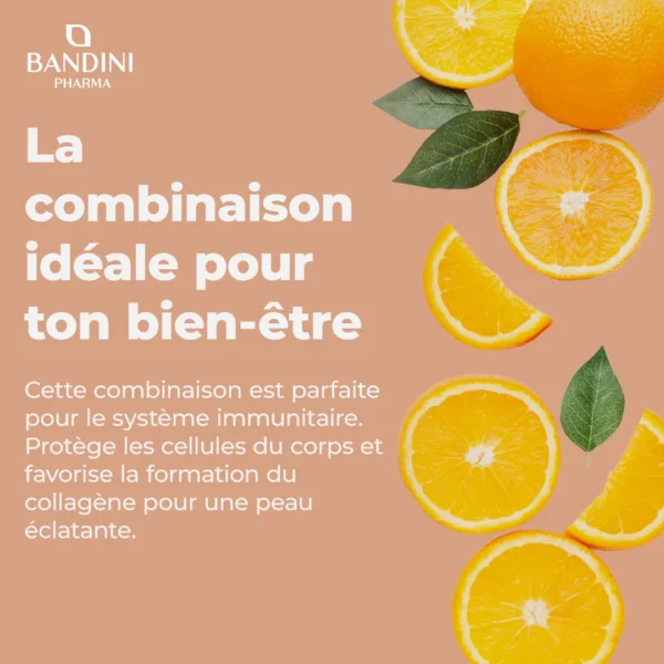 Complément alimentaire à base de vitamine C + zinc