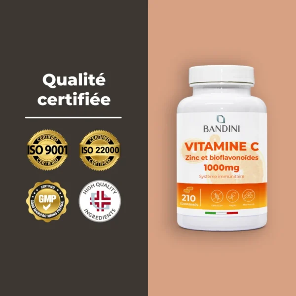 Complément alimentaire à base de vitamine C + zinc