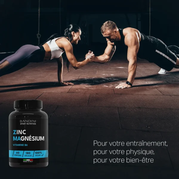 Complément alimentaire à base de ZMA Zinc Magnésium