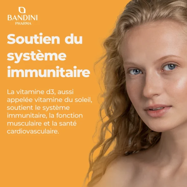 Complément alimentaire à base de vitamine D3 2000 UI
