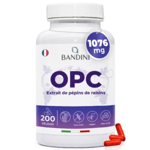 Complément alimentaire à base d’extrait de pépins de raisin OPC