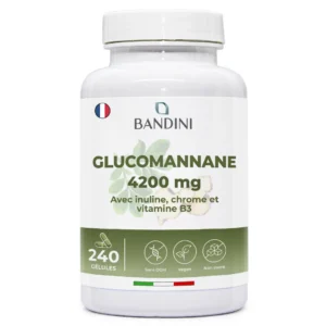 Complément alimentaire à base de glucomannane