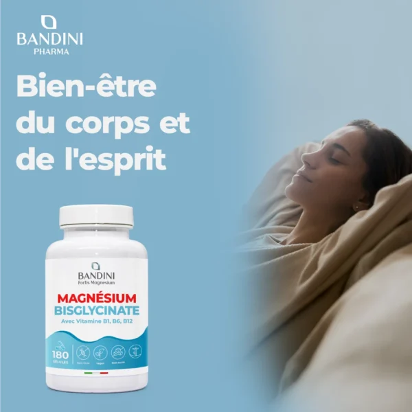Complément alimentaire à base de bisglycinate de magnésium