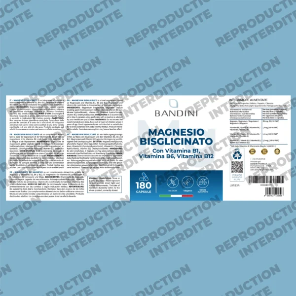 Complément alimentaire à base de bisglycinate de magnésium