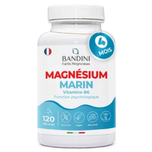 Complément alimentaire à base de magnésium marin
