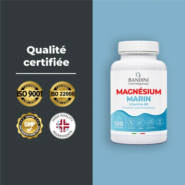 Complément alimentaire à base de magnésium marin