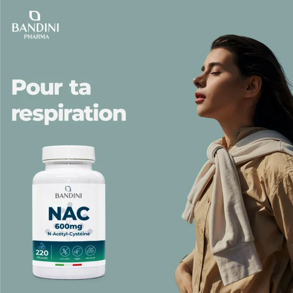 Complément alimentaire à base de NAC N-acétyl-cystéine