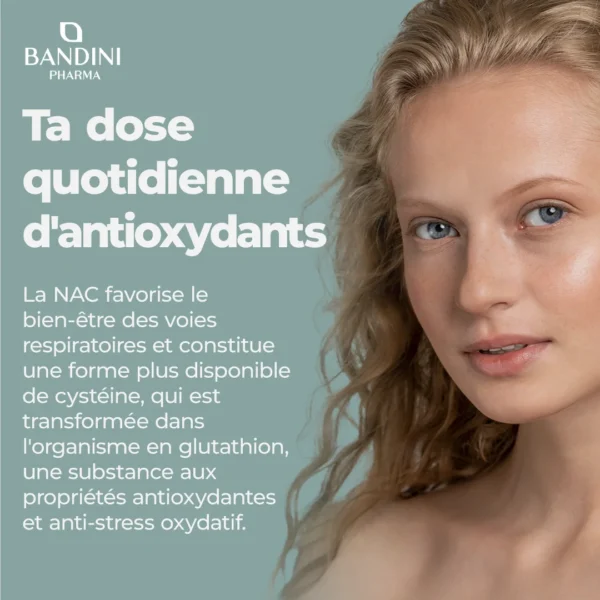 Complément alimentaire à base de NAC N-acétyl-cystéine