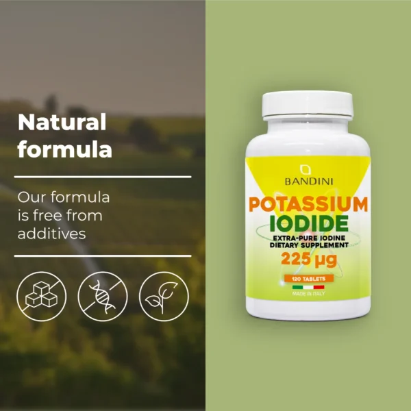 Complément alimentaire à base d’iodure de potassium