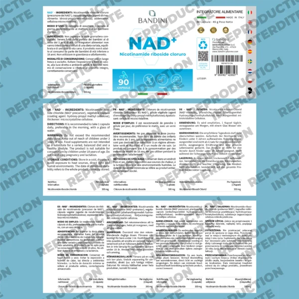 Complément à base de NAD 90 gélules
