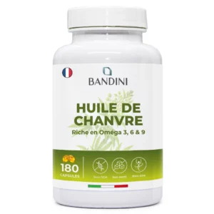 Huile de chanvre 180 capsules