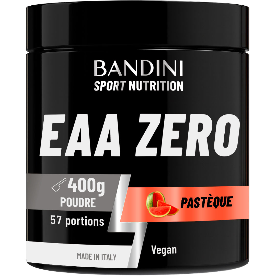 Complément Alimentaire Bandini® EAA - Poudre 400g Saveur Orange - Acides Aminés Essentiels ZERO
