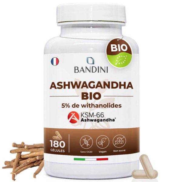 Ashwagandha Bio – 180 gélules