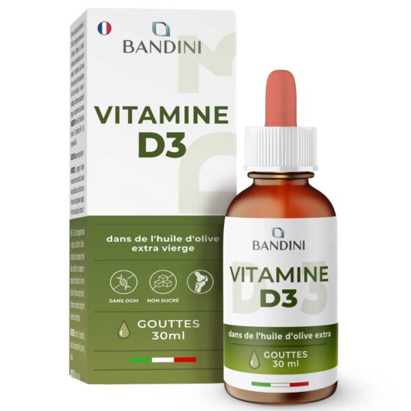 Vitamine D3 gouttes – 30 ml