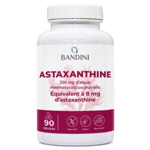 Astaxanthine 320mg 8 mg 90 gélules BANDINI main