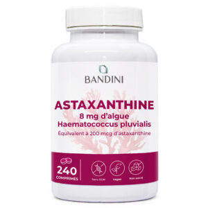 Astaxanthine 8 mg 240 comprimés BANDINI main