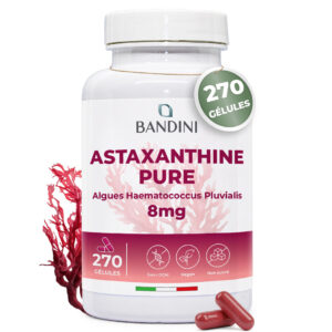 Astaxanthine 8mg 270 gélules BANDINI main