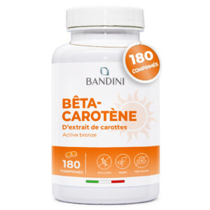 Bêta carotène 180 comprimés BANDINI main
