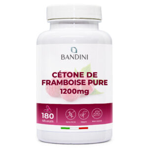 Cétone de framboise 180 gélules BANDINI main
