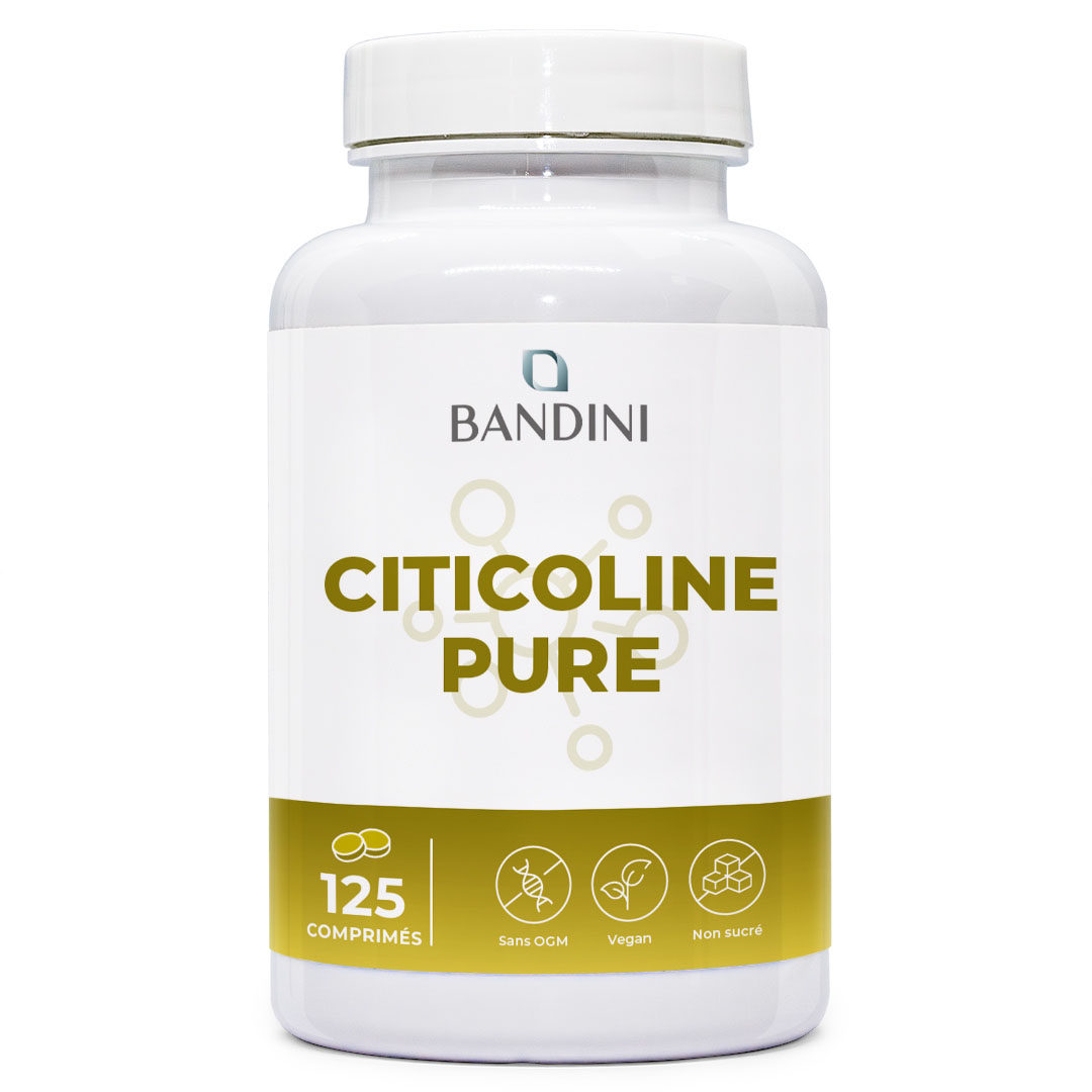 Citicoline comprimés 500mg par jour - Mémoire & Concentration