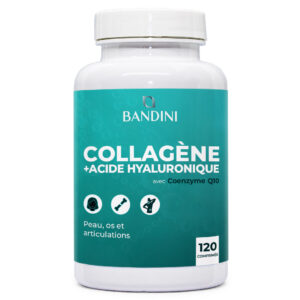 Collagène et Acide Hyaluronique 120 Comprimés BANDINI main