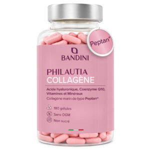 Collagène et Acide hyaluronique 180 Gélules BANDINI main